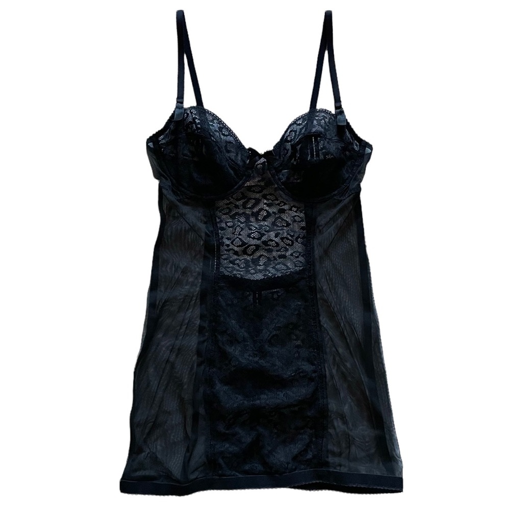 Victoria’s Secret Black Lace Chemise 36C